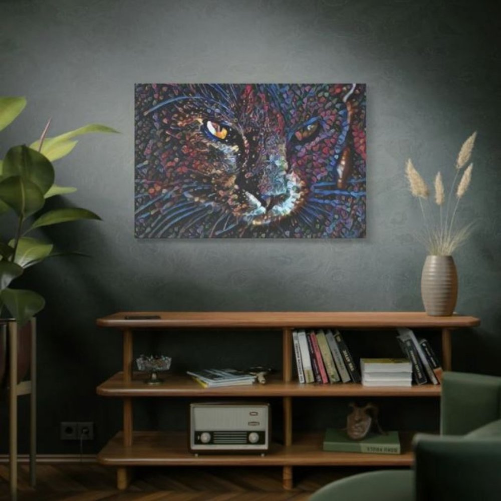 Dark Kitty Canvas Art